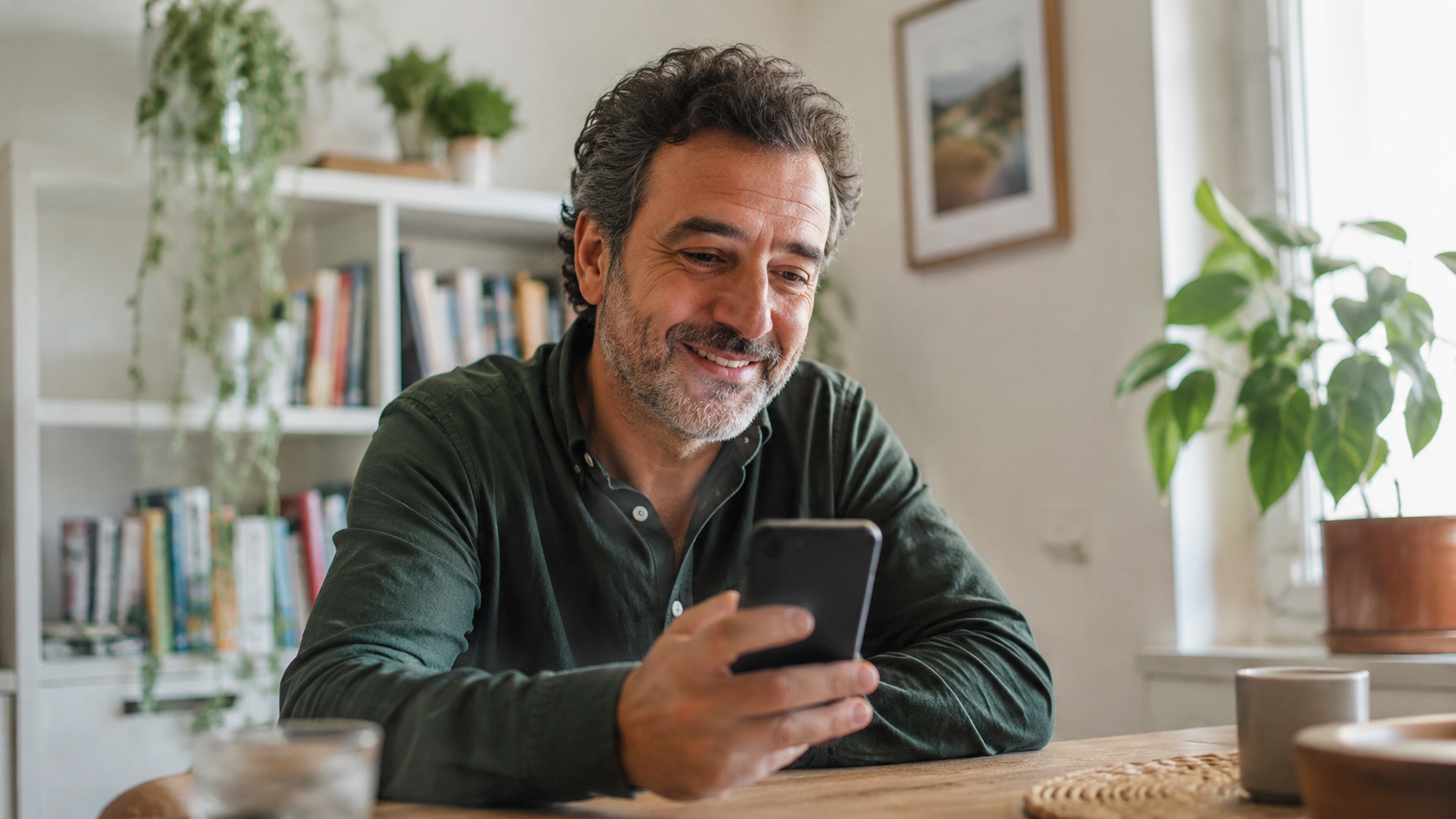 Mehmet, İstanbul'daki evinde